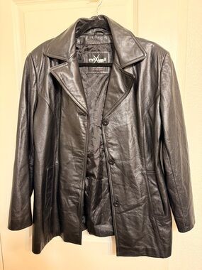 Wilson leather blazer